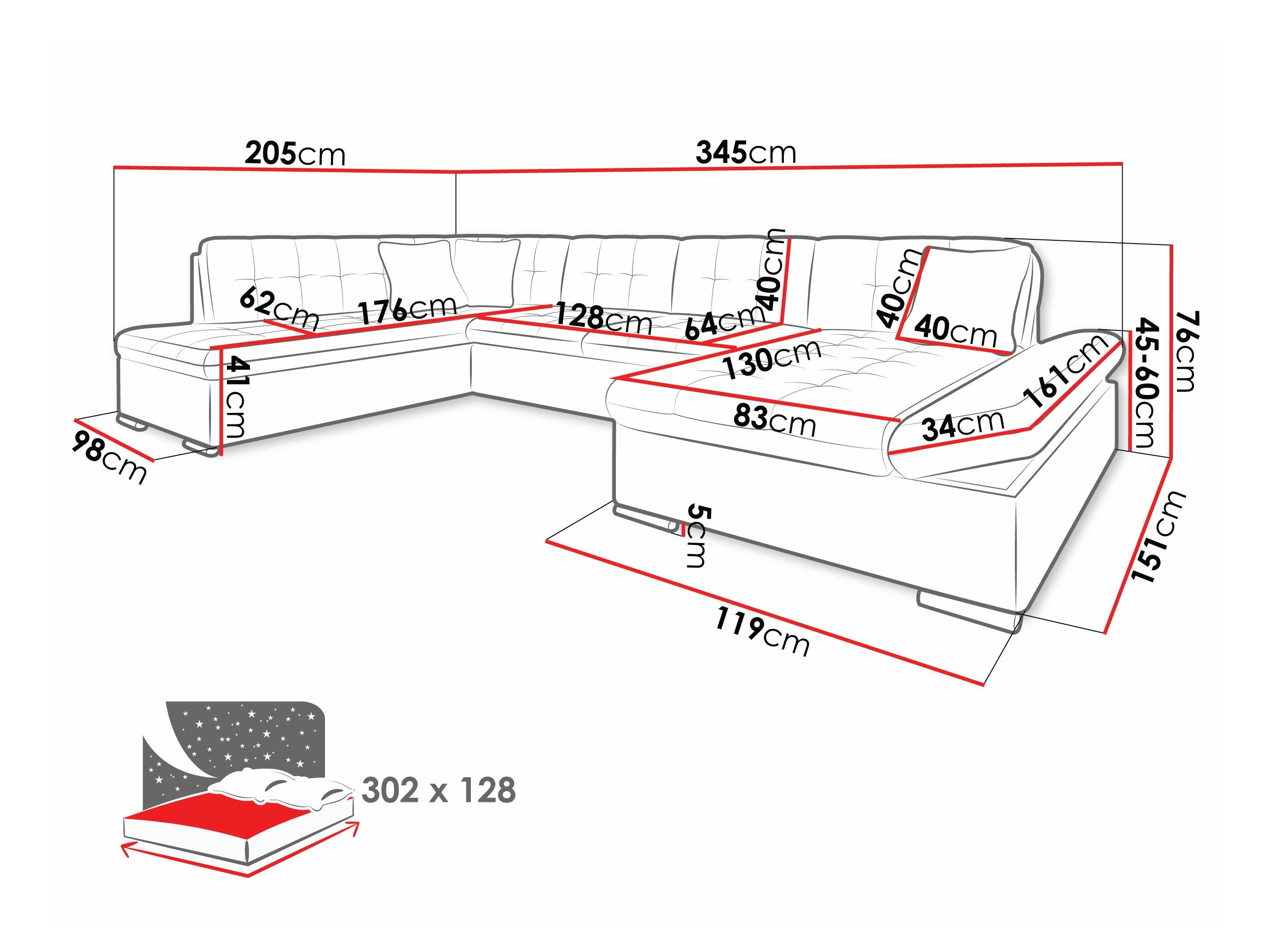 Canapé d'angle Comfivo Tilia I (Lawa 05)