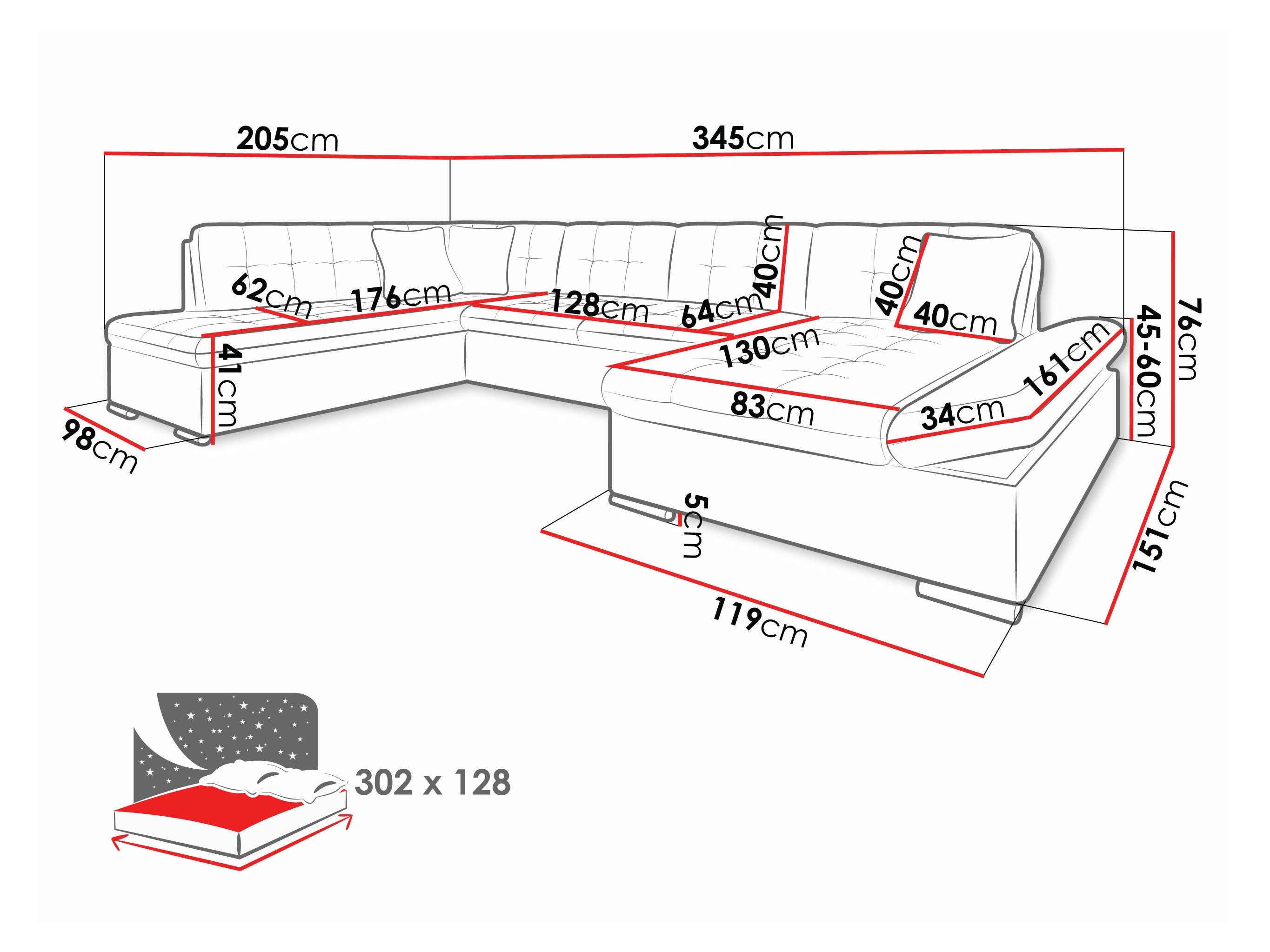 Canapé d'angle Comfivo Tilia II (Baloo 2074)