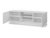 Meuble TV Charlotte 127 (Blanc + Blanc brillant)