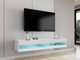 Meuble TV Venenou 120 (Blanc + Blanc brillant)