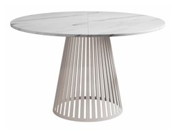 Table Prudentia (Marbre blanc + Cachemire)