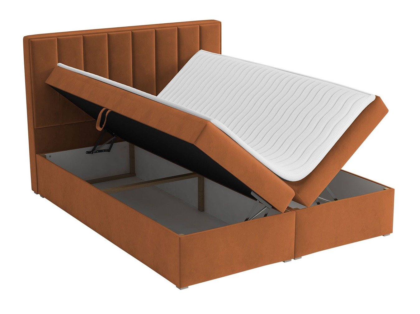 Lit boxspring Pomona 116 (Magic velours 2206)