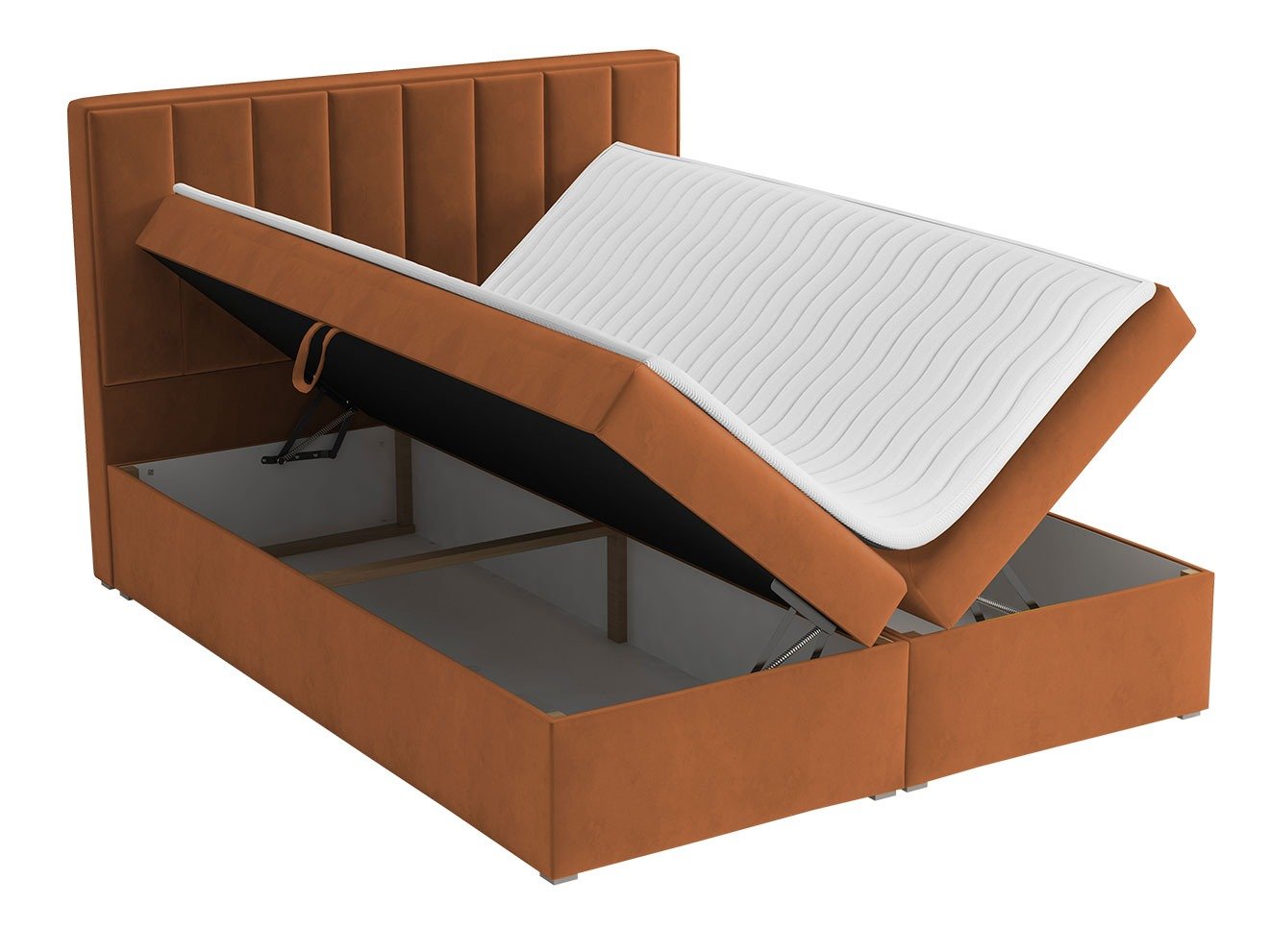 Lit continental Pomona 116 (Magic velours 2213)