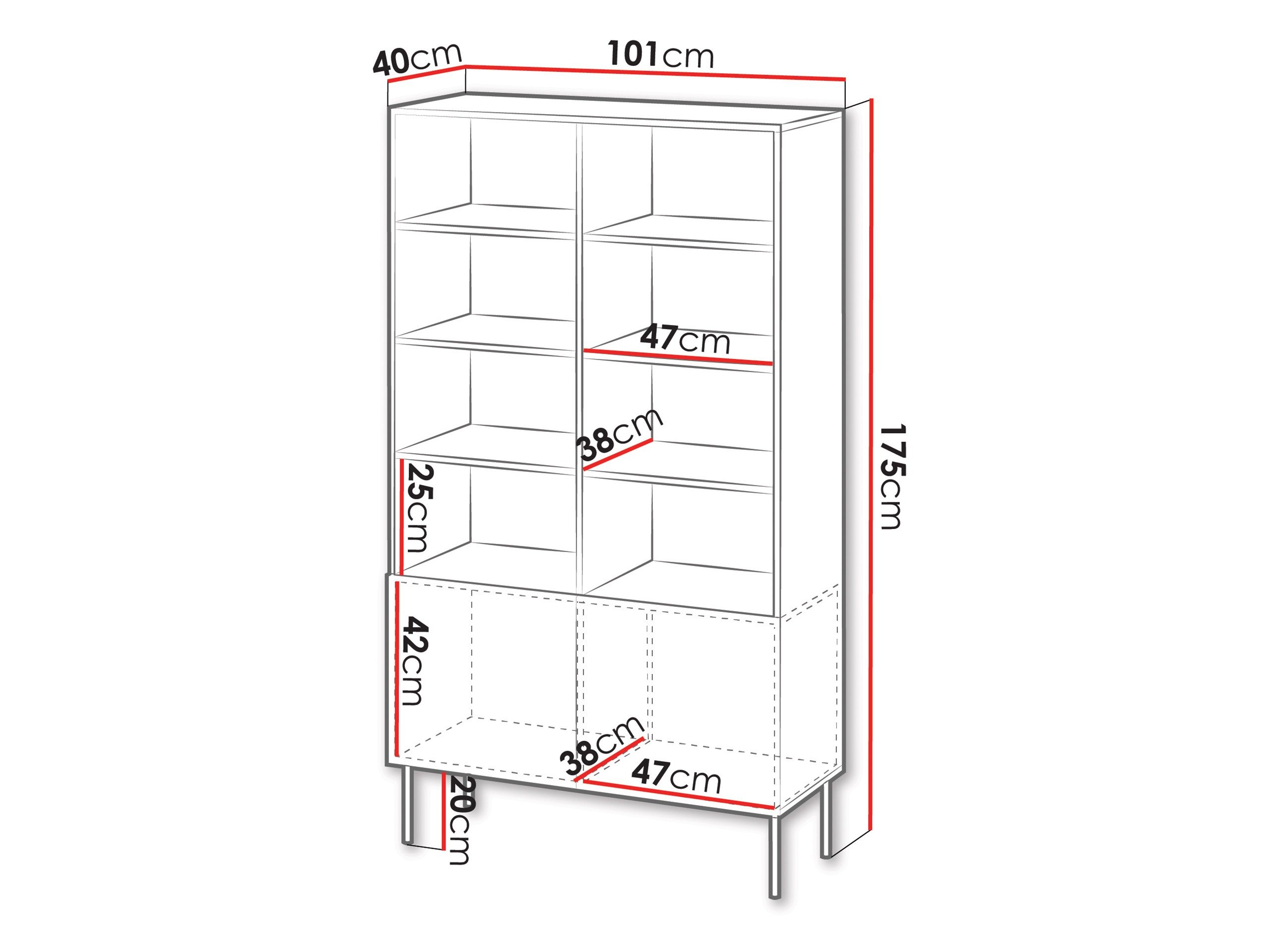 Étagère Evavese 106 (Beige)
