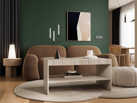 Table basse Evavese 107 (Beige)