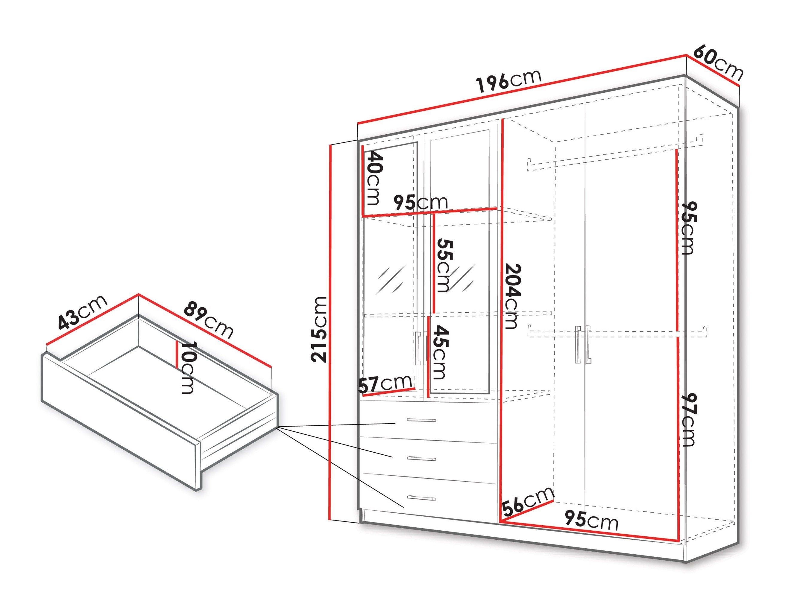 Armoire Fungar (Cachemire)