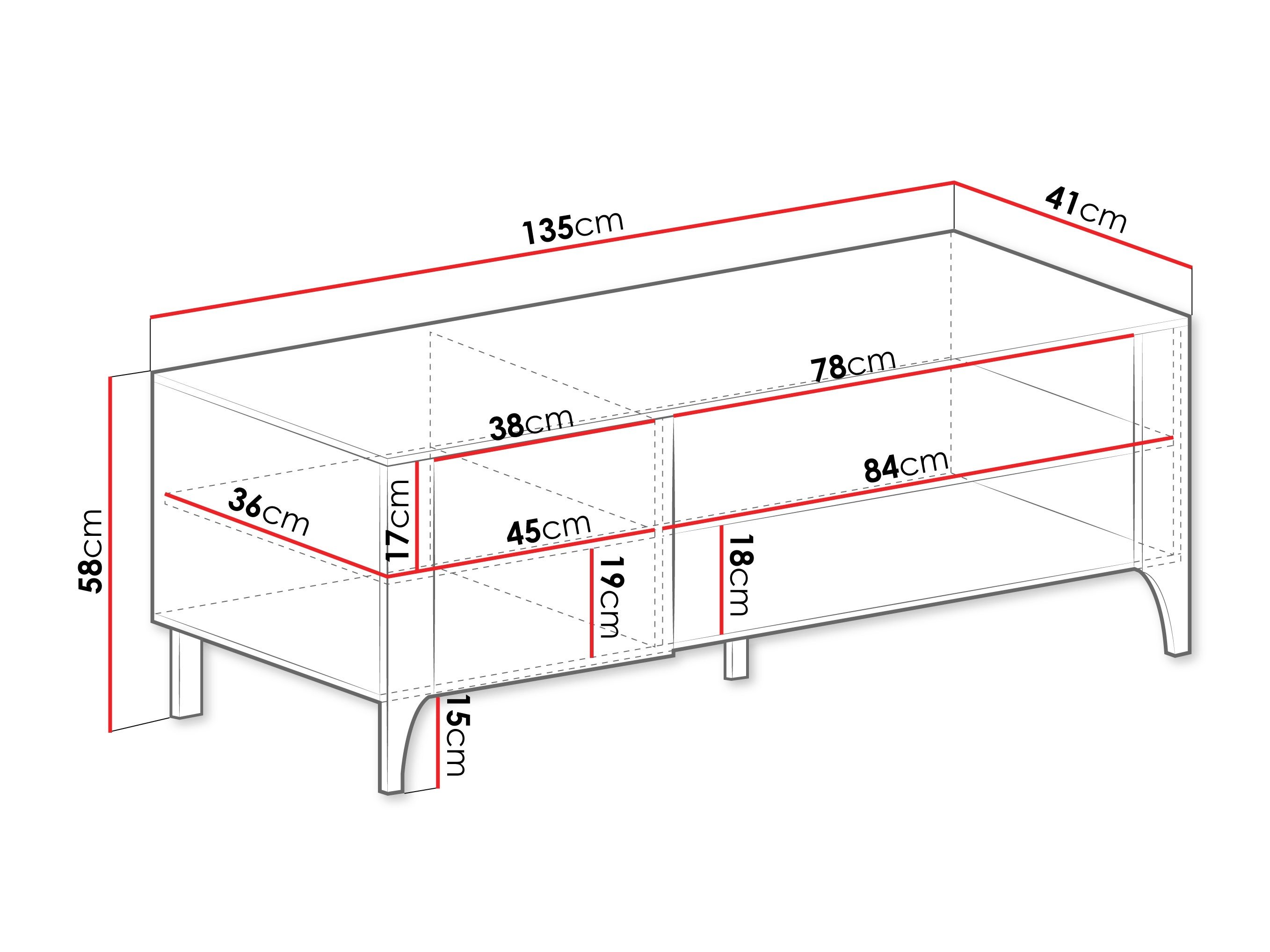 Meuble TV Mavtoru 107 (Cachemire)