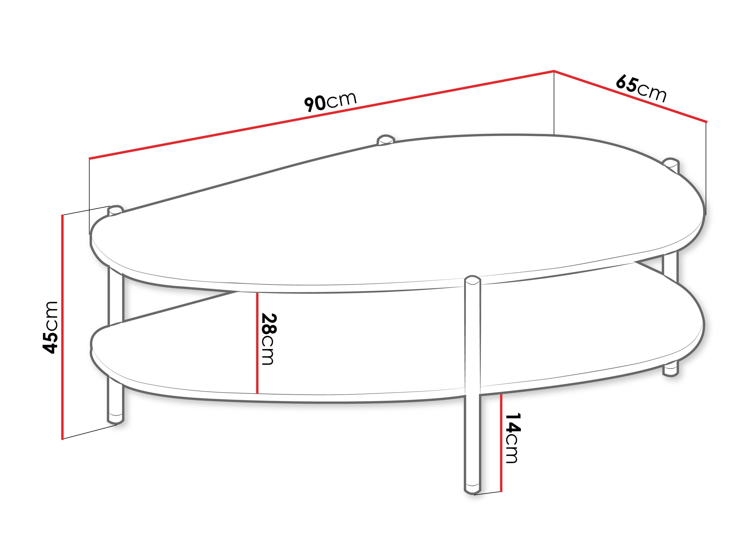 Table basse Mavtoru 109 (Cachemire)