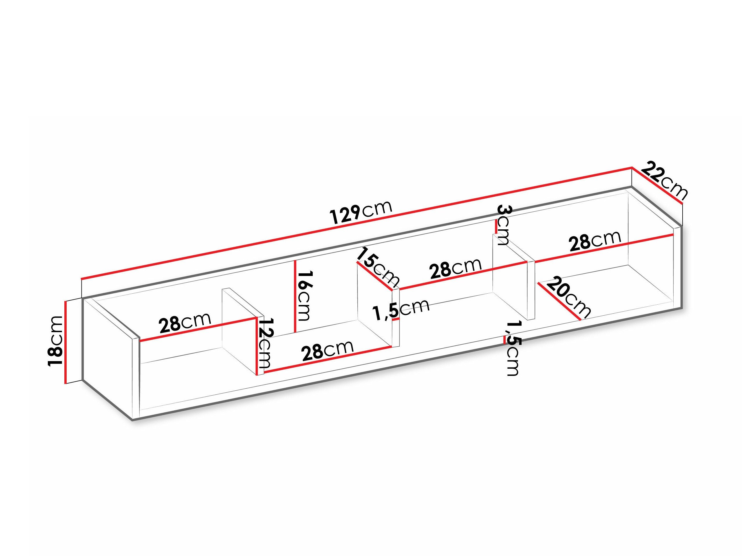 Étagère murale Tivseva 111