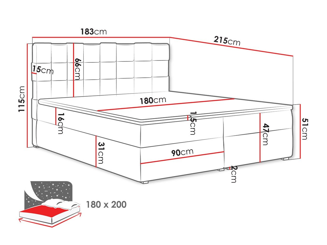 Lit continental Pomona 117 (Kronos 19)