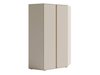 Armoire d'angle Fiosono 101 (Beige + Chêne clair)