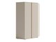 Armoire d'angle Fiosono 101 (Beige + Chêne)