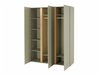 Armoire Fiosono 100 (Beige + Chêne clair)