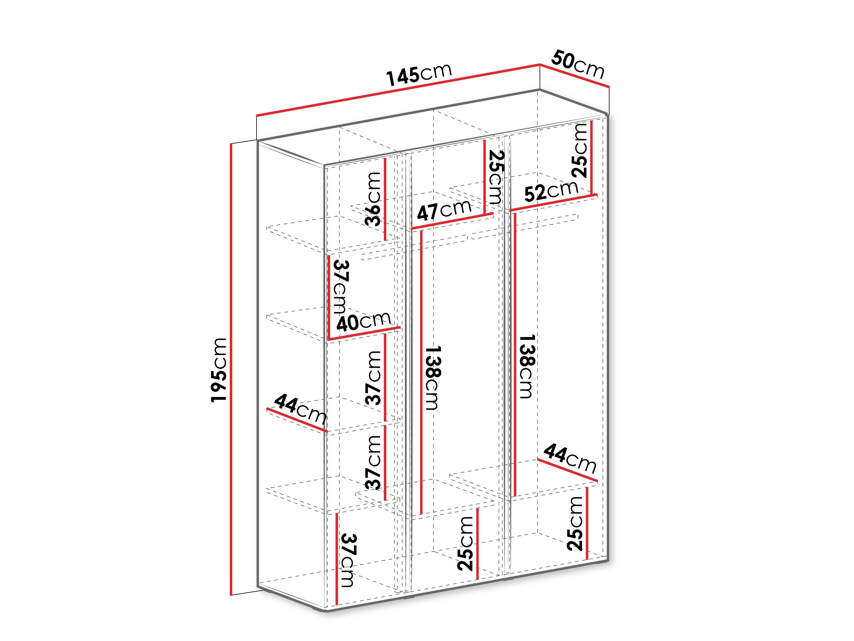 Armoire Fiosono 100 (Eucalyptus + Chêne)