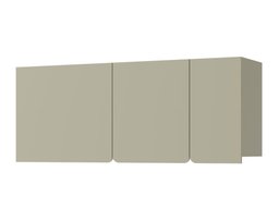 Armoire murale Fiosono 111 (Vert poussiéreux + Chêne)