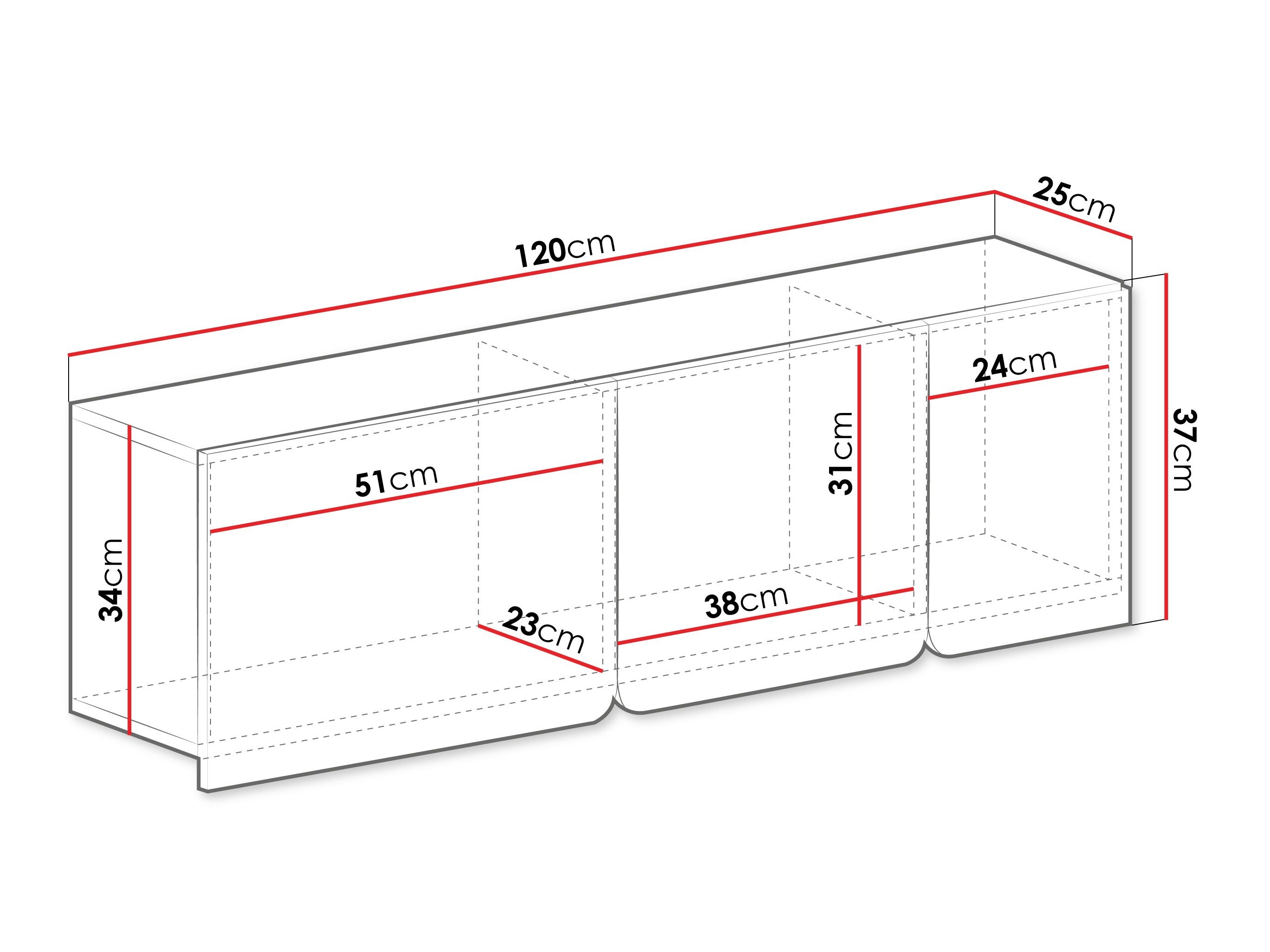 Armoire murale Fiosono 111 (Vert poussiéreux + Chêne)