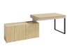 Bureau d'angle Fiosono 110 (Beige + Chêne)