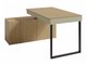 Bureau d'angle Fiosono 110 (Vert poussiéreux + Chêne)