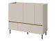 Commode Fiosono 107 (Beige + Chêne)