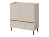 Commode Fiosono 108 (Beige + Chêne clair)