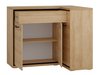 Commode d'angle Etrmoni 106 (Clair bois + Chêne)