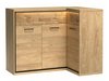 Commode d'angle Etrmoni 106 (Clair bois + Chêne)