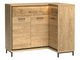 Commode d'angle Etrmoni 106 (Clair bois + Chêne)