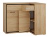 Commode d'angle Etrmoni 106 (Clair bois)