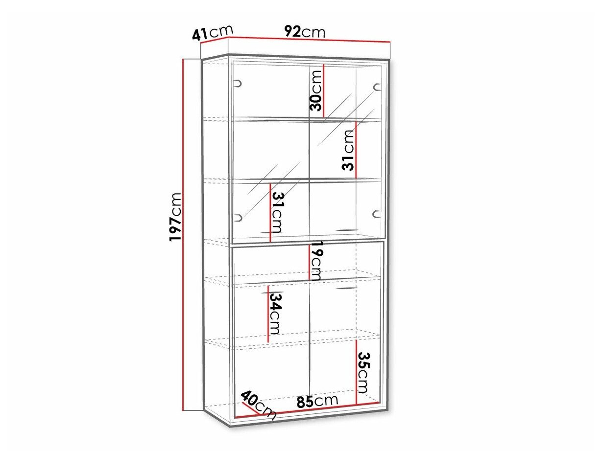 Étagère Etrmoni 102 (Clair bois)