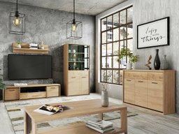 Ensemble de salon Etrmoni 118 (Clair bois + Chêne)