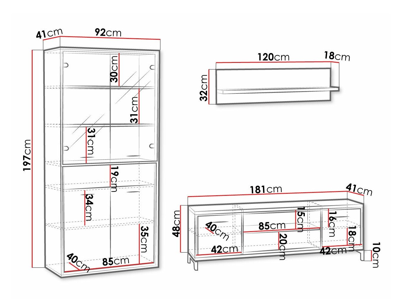 Ensemble de salon Etrmoni 119 (Clair bois + Chêne)