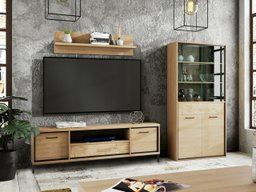 Ensemble de salon Etrmoni 119 (Clair bois + Chêne)