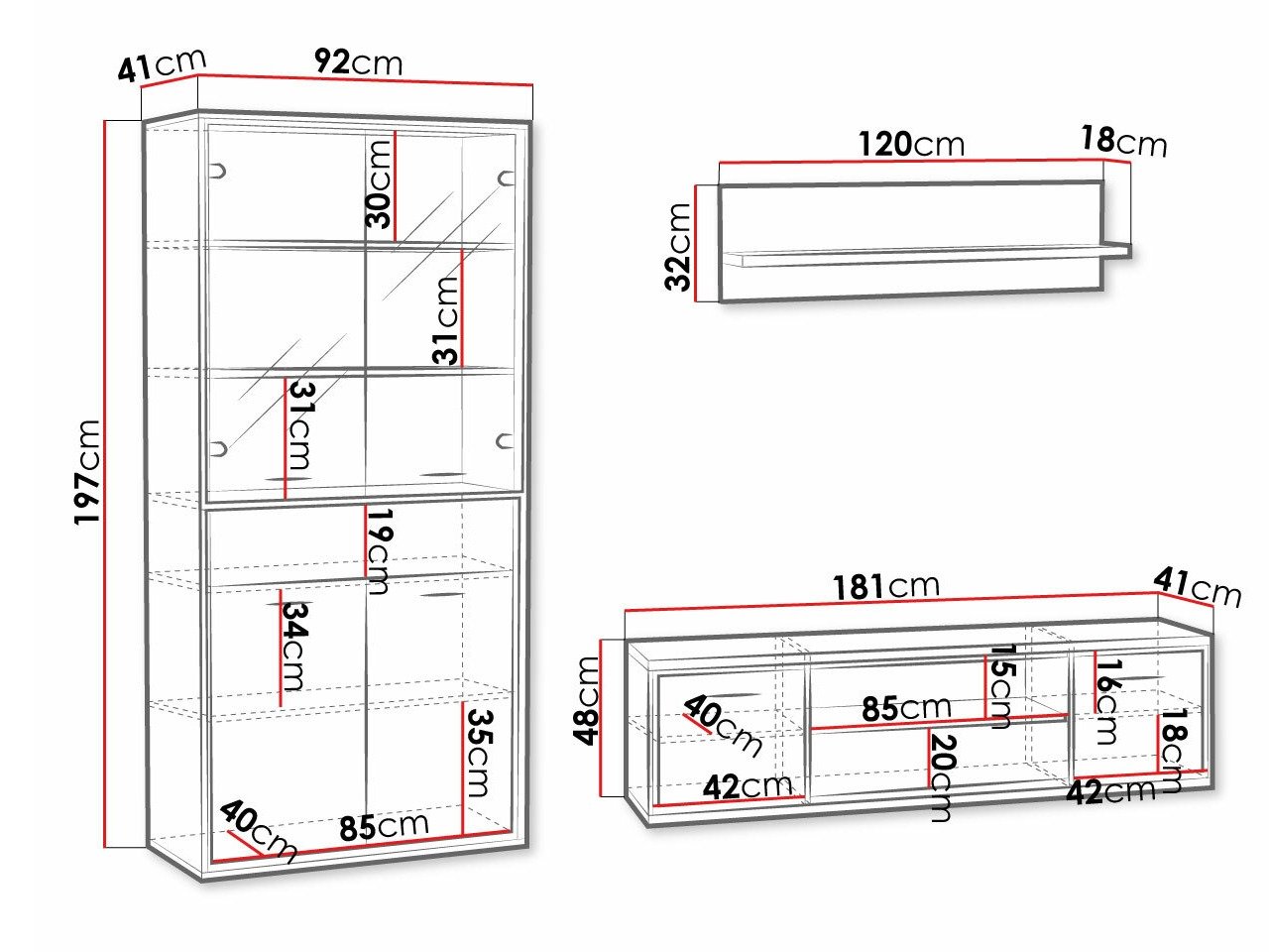 Ensemble de salon Etrmoni 119 (Clair bois)