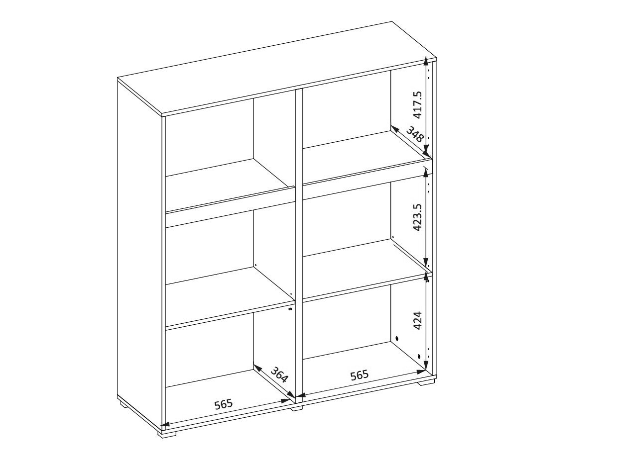 Buffet Alfere 105 (Blanc)