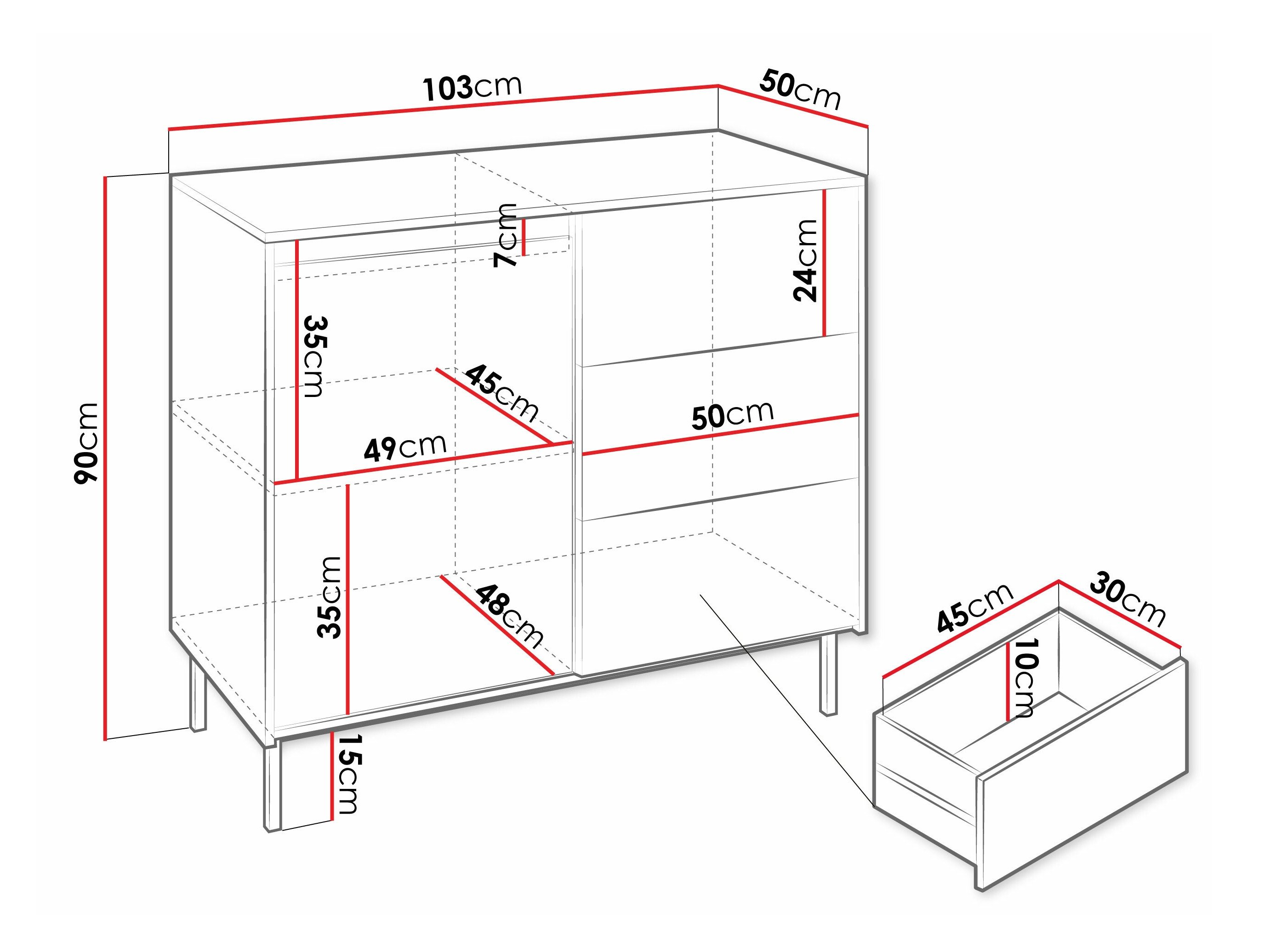 Commode Comfivo Delruva (Noir)