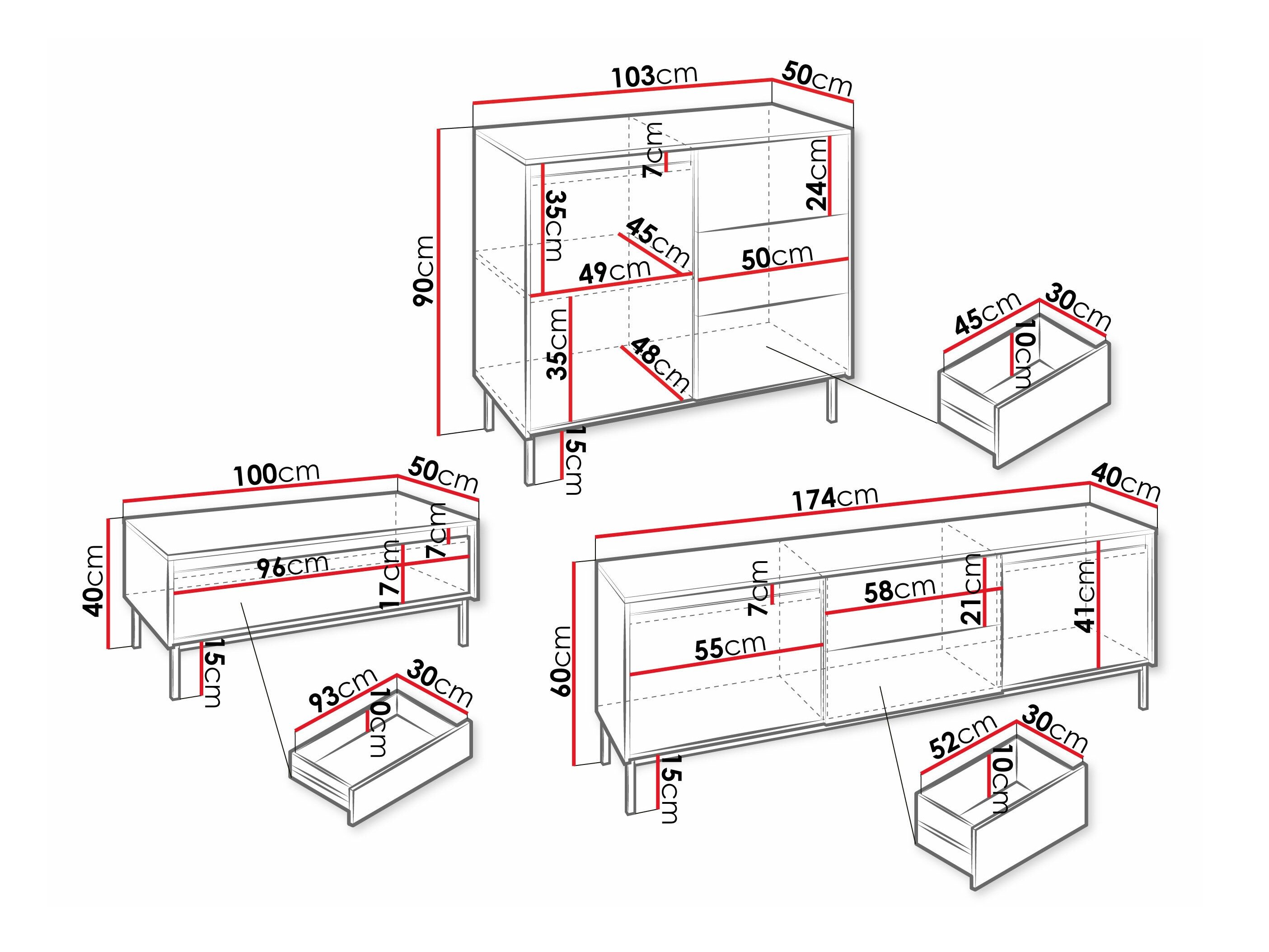 Ensemble de salon Comfivo Delruva II (Noir)