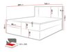 Lit boxspring Zanesville 101 (Manila 14)