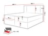 Lit boxspring Zanesville 101 (Manila 14)