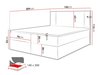 Lit boxspring Zanesville 101 (Manila 18)