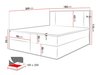 Lit boxspring Zanesville 101 (Manila 18)