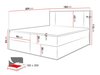 Lit boxspring Zanesville 101 (Manila 35)