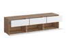 Meuble TV Alfere 102 (Chêne wotan + Blanc)