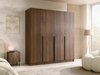 Armoire Closico 192 (Noyer + Noir)