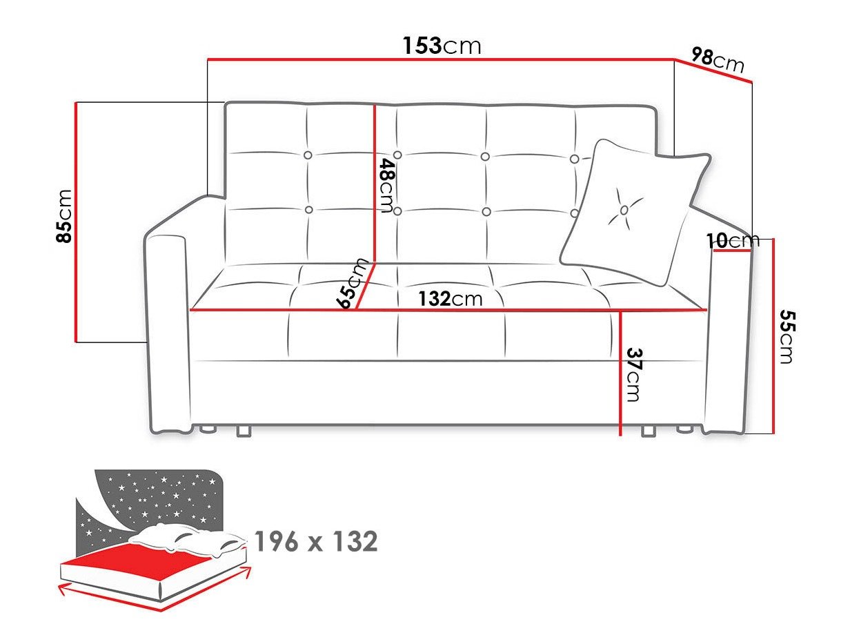 Canapé convertible Seruna III (Nazar 225.06)