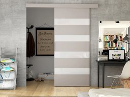 Porte coulissante Closico Portalis V (Cachemire + Blanc)