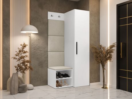 Meuble d'entrée Nitos III (Blanc)
