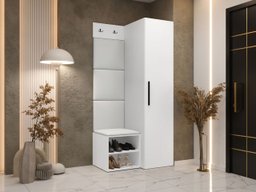 Meuble d'entrée Nitos III (Blanc)