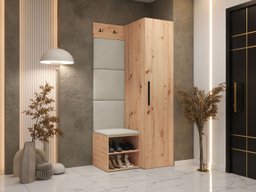 Meuble d'entrée Nitos III (Chêne Artisan)