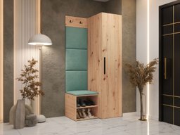 Meuble d'entrée Nitos III (Chêne Artisan)