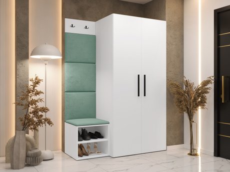 Meuble d'entrée Nitos IV (Blanc)